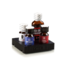 Poppers gift box black with 4 bottles of poppers