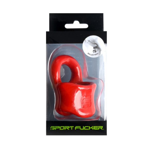Sport Fucker TPE Baller Ring - red