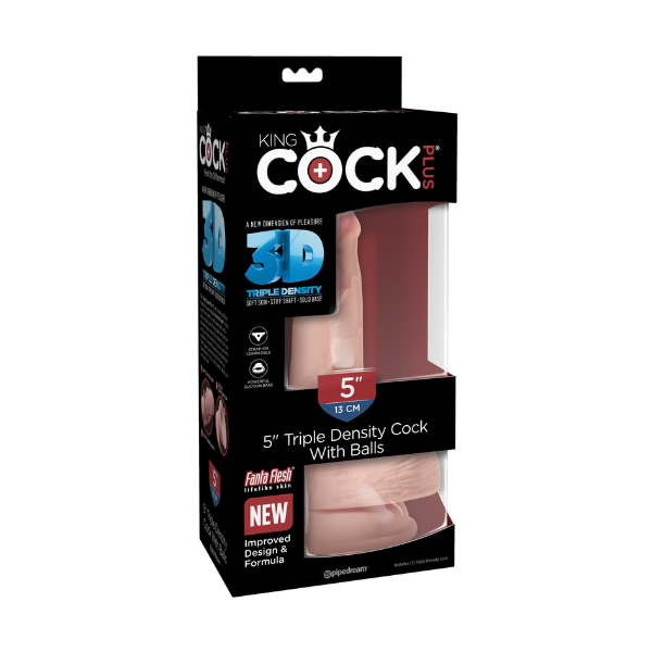 King Cock Plus Triple Density Dildo 13cm