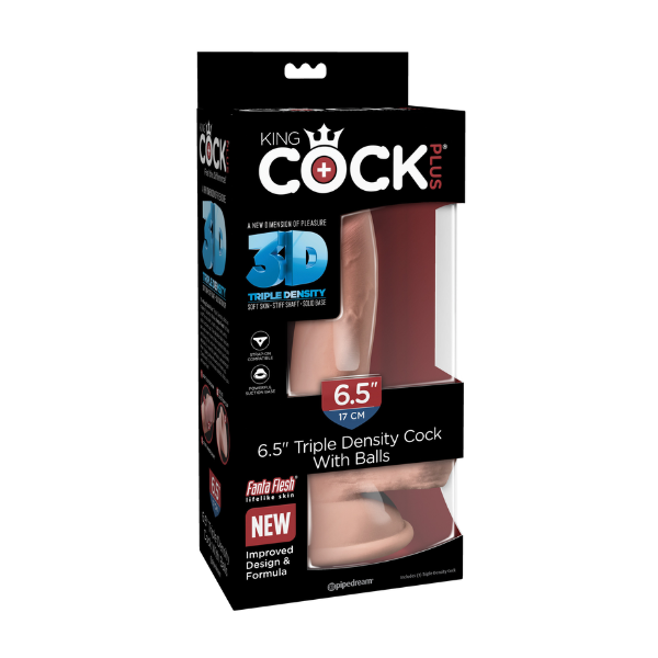 King Cock Triple Density Dildo 17 cm