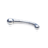 Kinky Monster dildo made of stainless steel curved 20cm