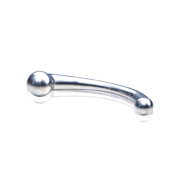 Kinky Monster dildo made of stainless steel curved 20cm