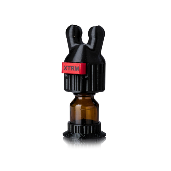 Poppers Booster Cap XTRM Kinky SNFFR Leakproof Double Small Black