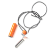 Poppers Inhaler Single Stainless Steel Orange