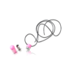 Poppers Inhaler Single Stainless Steel Pink