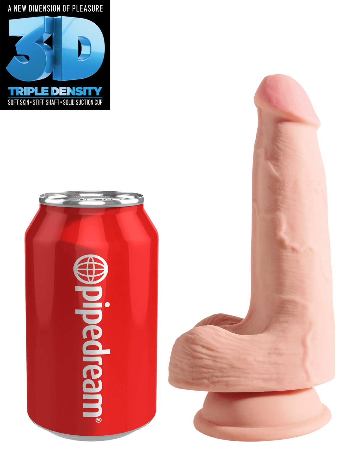 King Cock Triple Density Dildo 13cm