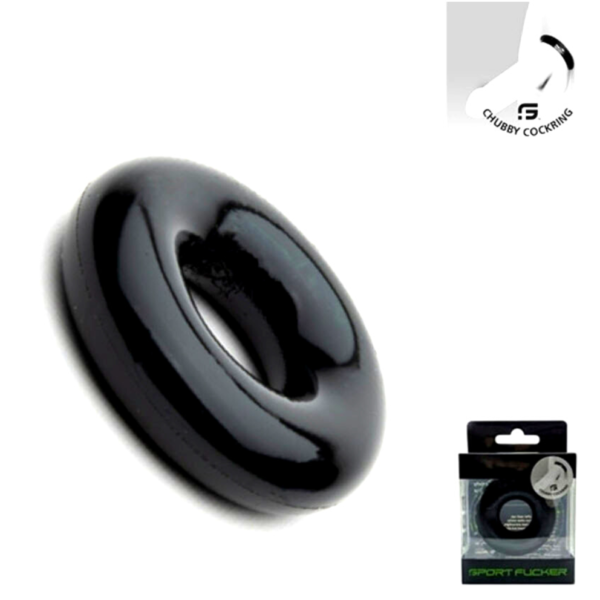 Sport Fucker Chubby Cockring Black