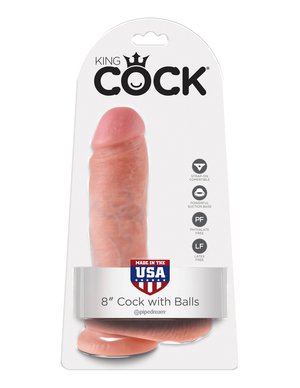 King Cock with Balls Dildo 20cm