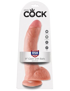King Cock with Balls Dildo 23cm