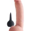 Pipedream King Cock With Balls - Squirti 9 inches natural