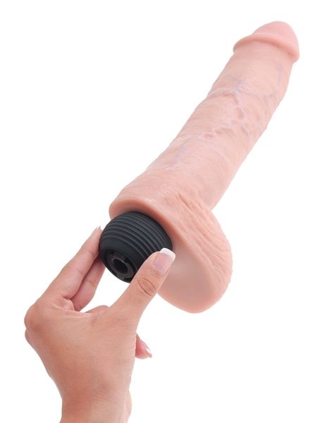 Pipedream King Cock With Balls - Squirti 9 inches natural