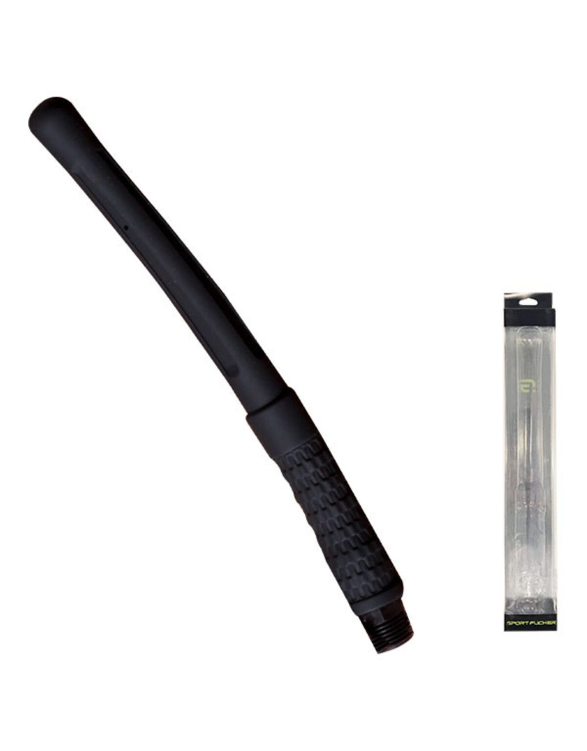 Sport Fucker Anal Shower Silicone PowerShot Nozzle - Black