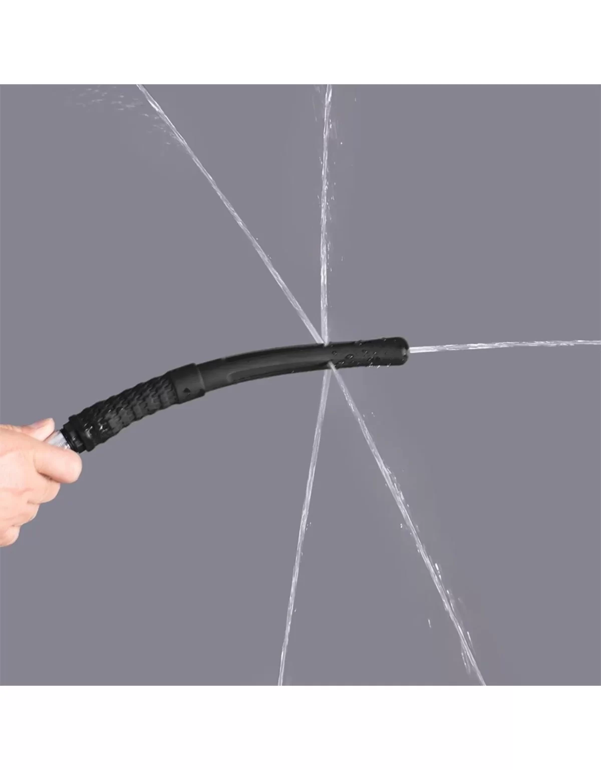 Sport Fucker Anal Shower Silicone PowerShot Nozzle - Black
