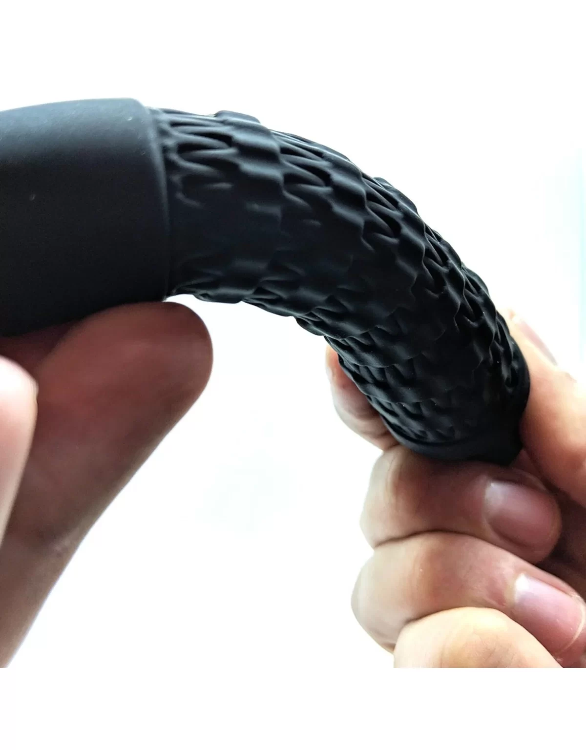Sport Fucker Anal Shower Silicone PowerShot Nozzle - Black