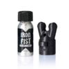 Sniff it Combo! Iron Fist Poppers Black Label 24ml with Poppers Booster Cap XTRM Double Small Black LEAK PROOF
