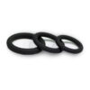 Cockring 3-Pack Black Titus Silicone Series – Product