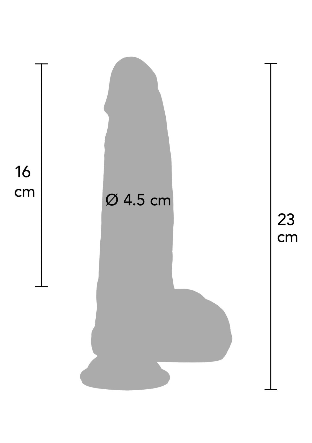 Ultra Realistic Dildo Silicone 18cm - Image 9