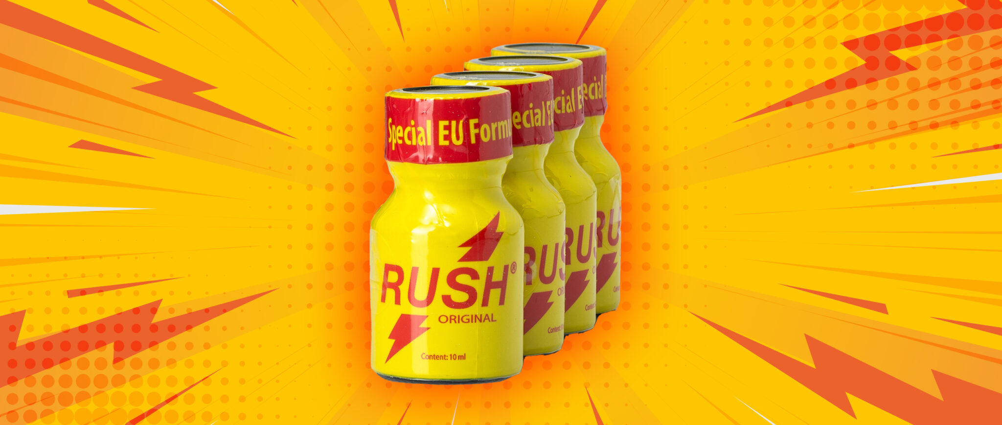 Rush Poppers Banner