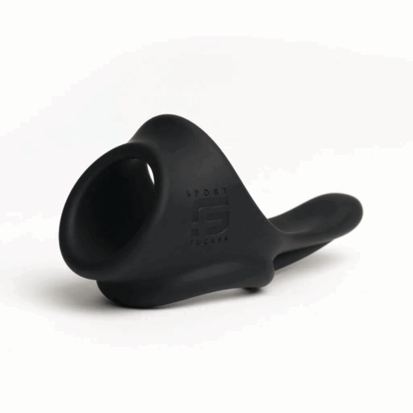 Sport Fucker Tailslide Silicone Cocksling Black
