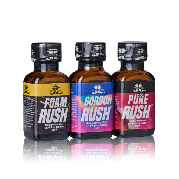 Rush Retro 25ml Poppers Combo