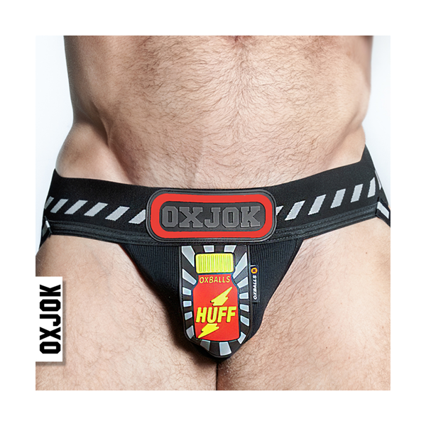 OXJOK POPPERJOCK 3D Rubber Huffer Jock Black