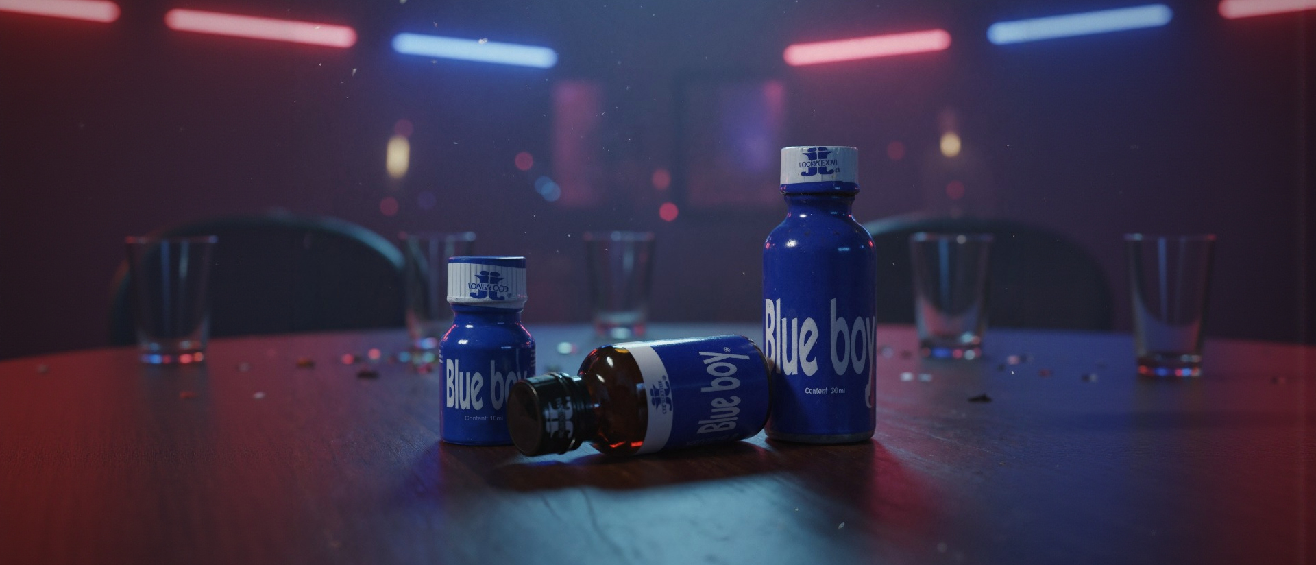 Blue boy Poppers Banner